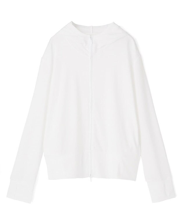 San-ai Resort（三愛水着楽園） 【UPF50＋】　ラッシュパーカー　S・M・L　【San-ai Resort（サンアイリゾート）】 ホワイト