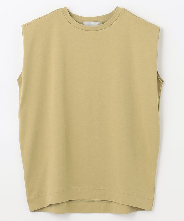 ANY 【接触冷感/UVケア】ビューティベーシックノースリーブタックTシャツ ダークピスタチオ