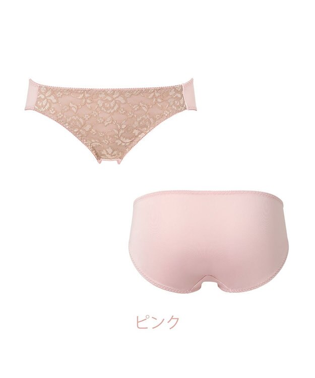 BRADELIS New York 【NuBra】クラシカルブーケ ショーツ デザインヌーブラ ピンク