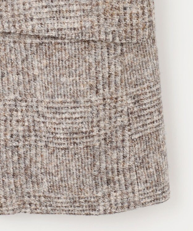 JOSEPH ABBOUD 【ストレッチ/イタリア素材/軽量】スライバーチェック ジャケット ベージュ系4