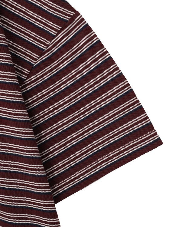 earth music&ecology ラガーポロシャツ Bordeaux