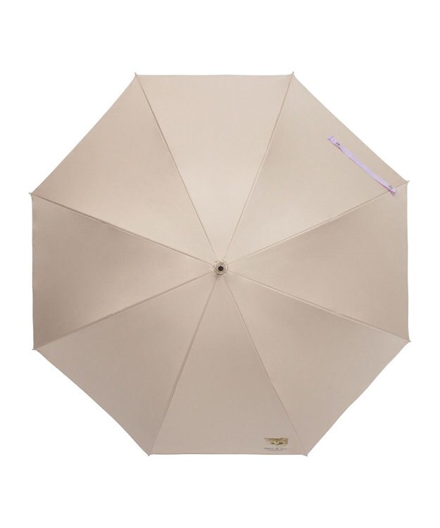 MOONBAT 【一級遮光/軽量】PAUL & JOE 晴雨兼用 日傘 長傘 ワンポイント ヌネット ベージュ
