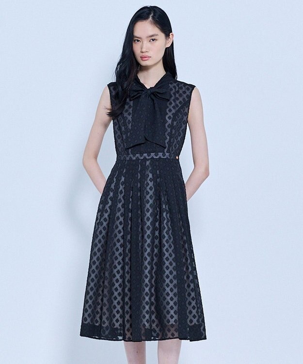 TOCCA SQUARE VEIL DRESS ドレス ブラック系5