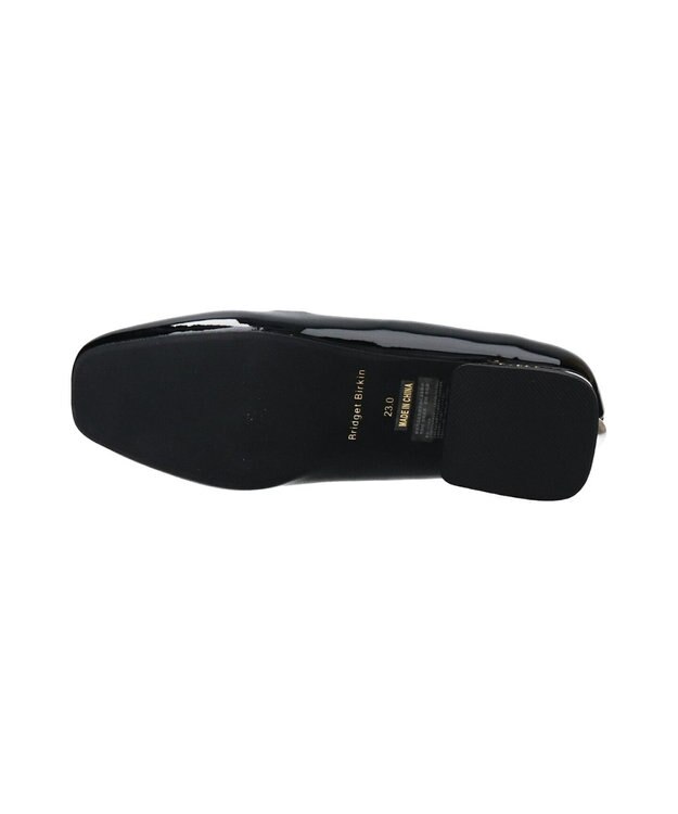 Bridget Birkin 【Bridget Birkin】パールヒールビジューバックルローファー ブラックエナメル