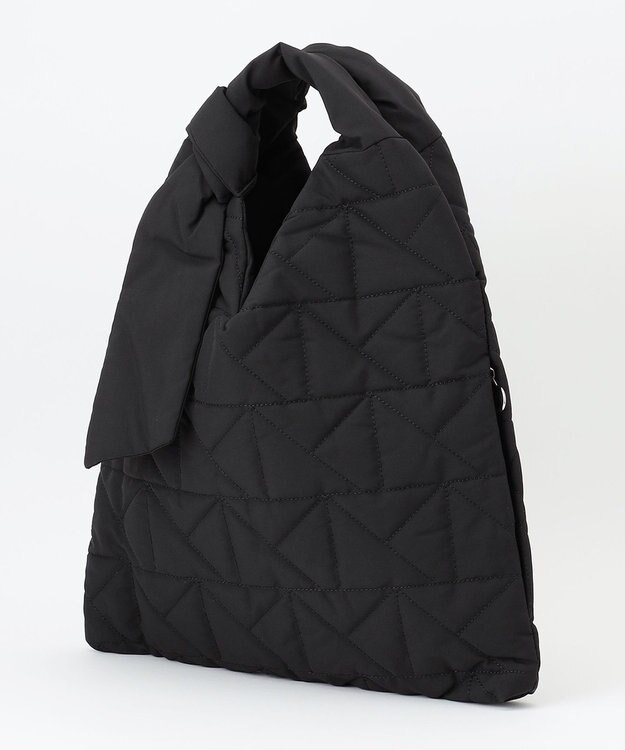 LA BAGAGERIE 【maison vert】 【超軽量！】キルティングトライアングルトートバッグ ブラック