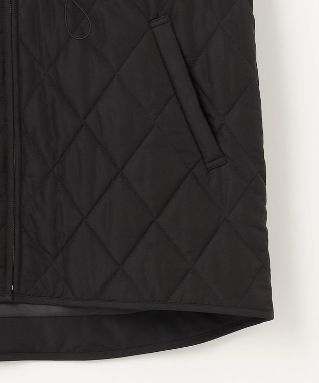 ANY SIS L 【撥水】キルティングジップ アウター ブラック