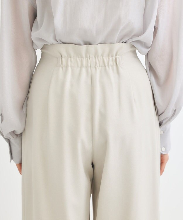 Green Parks ・ＥＬＥＮＣＡＲＥ　ＤＵＥ　サイドベルトタックパンツ Light Beige