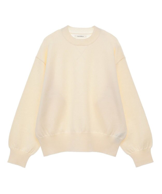 Green Parks スウェットライクニットプルオーバー Off White