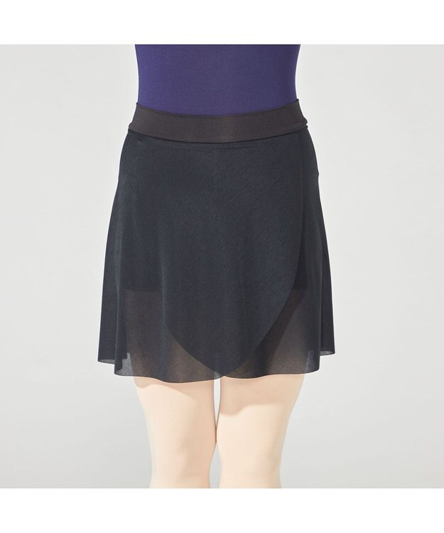 Chacott ショートスパッツ付スカート ブラック