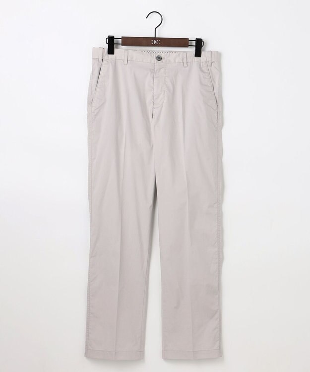 JOSEPH ABBOUD 【ウエストも伸びる!/JAPANファブリック】ヴィンテージコットン ストレッチ パンツ ライトグレー系
