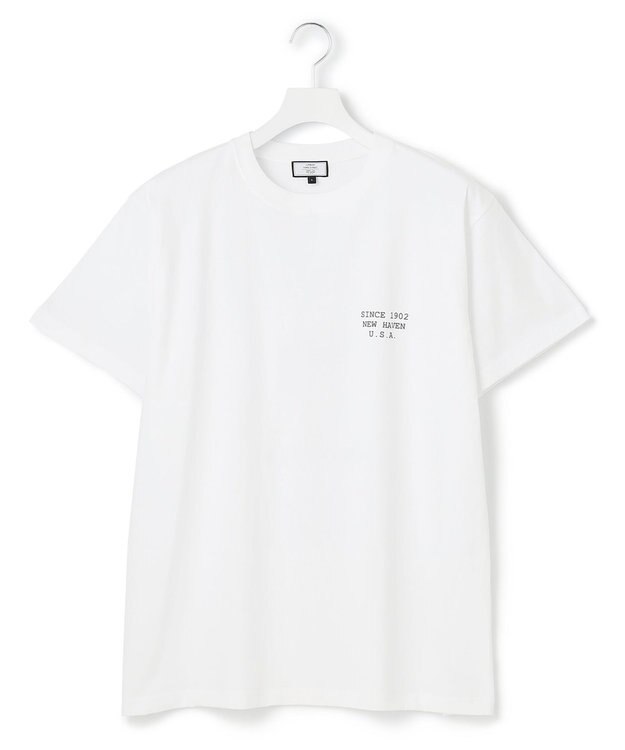 J.PRESS YORK STREET 【UNISEX】フロント＆バックプリント Tシャツ ホワイト系