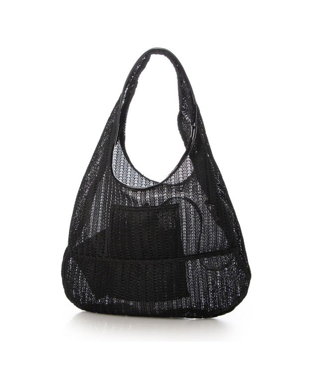 UNBILLION カカトゥ kakatoo / レースメッシュショルダーバッグ ブラック