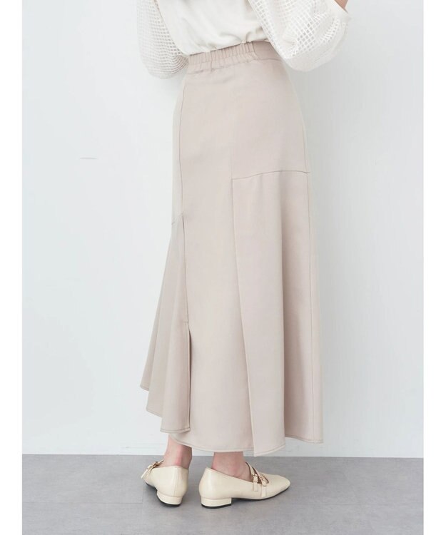 earth music&ecology アシメキリカエスカート Beige