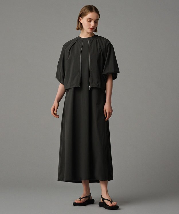 uncrave 【撥水・接触冷感・UVカット・洗濯機洗い可】マルチファンクションナイロン ２WAYブルゾン（uncrave STANDARD） スレートA