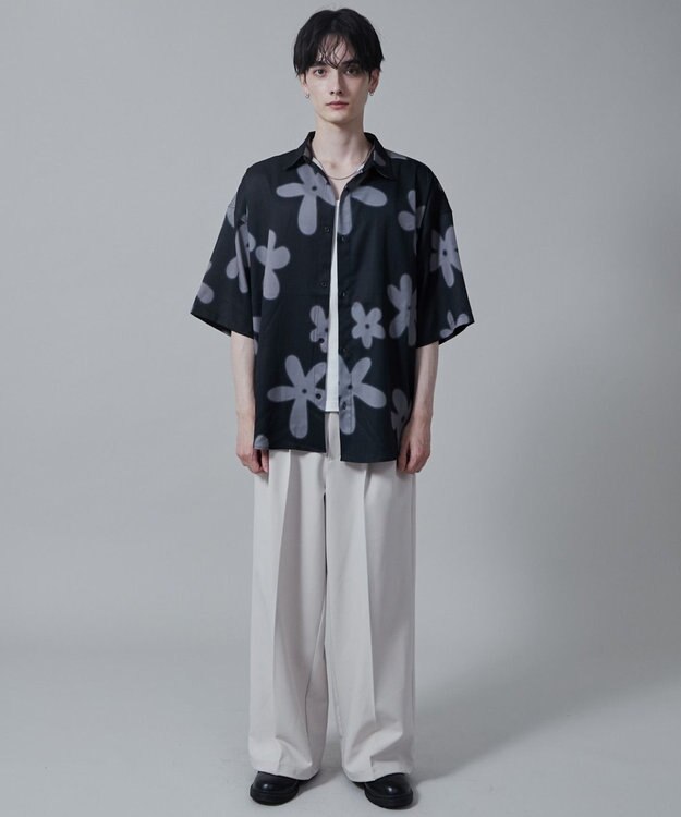 WEGO アムンゼンパターンBIGシャツ（S） 柄1