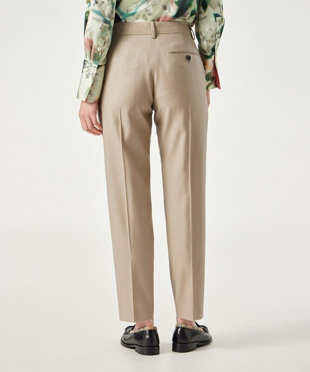 Paul Smith ドビーピンドット テーパードパンツ ベージュ