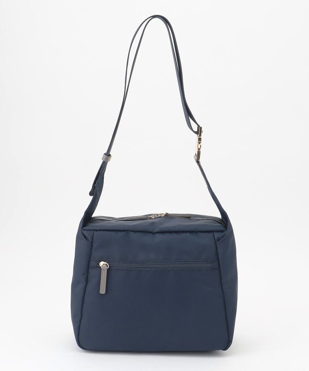 LA BAGAGERIE メタルバックル　ボックスショルダー　Sサイズ ネイビー