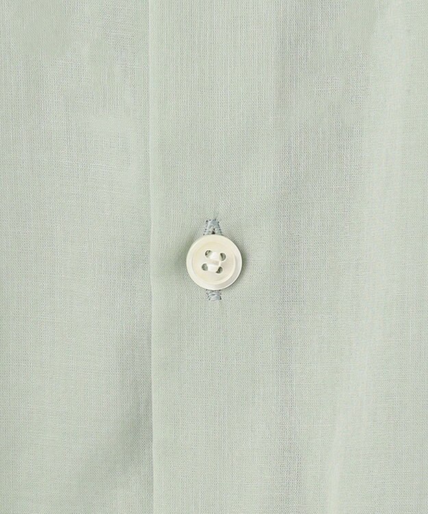 NAVE 【Nave 　洗える】シアークロップド シャツ ライトグリーン系