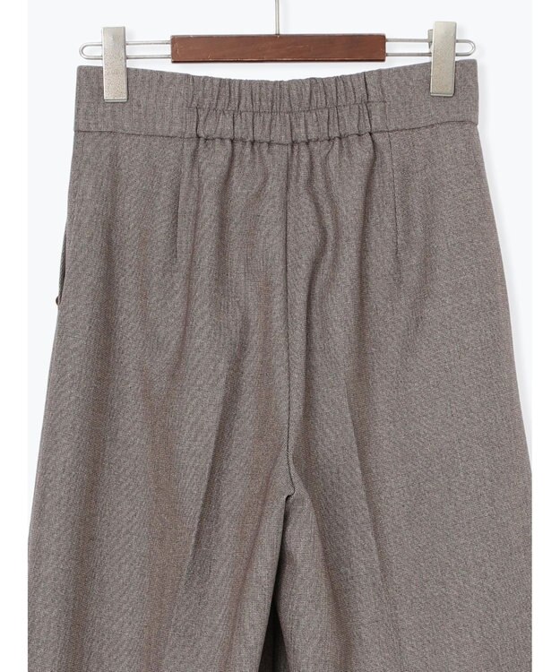 Te chichi ツイーディーワイドクロップトパンツ ブラウン