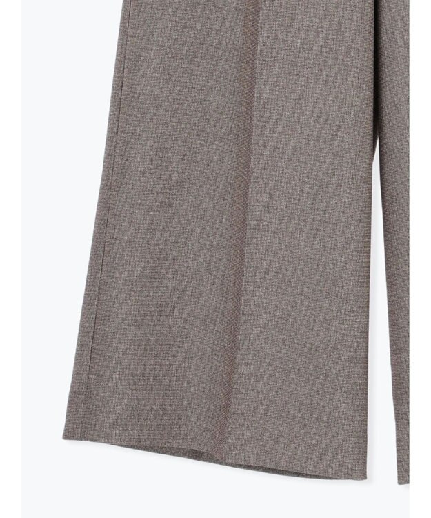 Te chichi ツイーディーワイドクロップトパンツ ブラウン