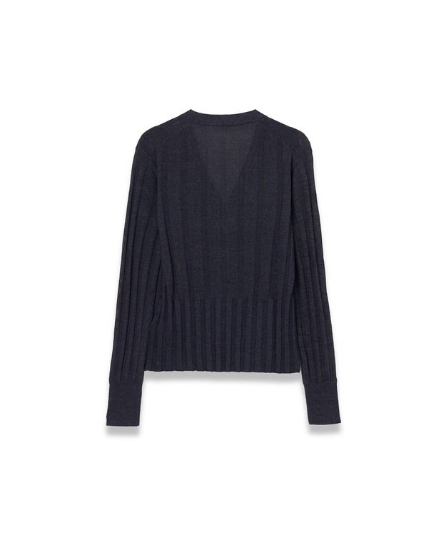 JOSEPH 【WEB&OUTLET限定・洗える】テクスチャードレーヨン　カーディガン Navy