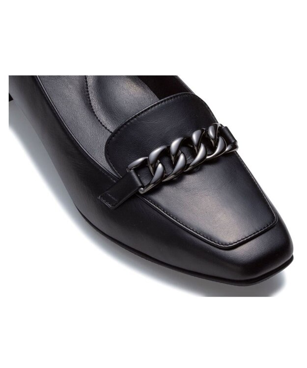 REGAL FOOT COMMUNITY 【リーガルレディース】F27R 晴雨兼用ヒールアップローファー パンプス ブラック