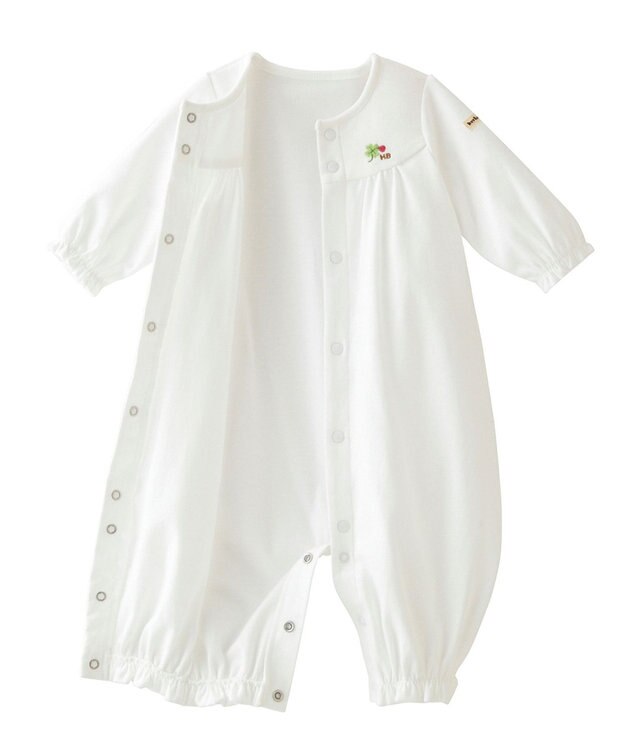 MIKI HOUSE HOT BISCUITS 出産準備セット 通年用(無地) 白