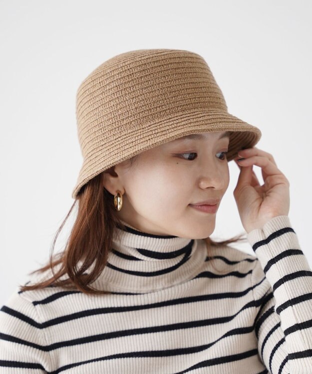 石田製帽 エコリウール　バケットハット ベージュ