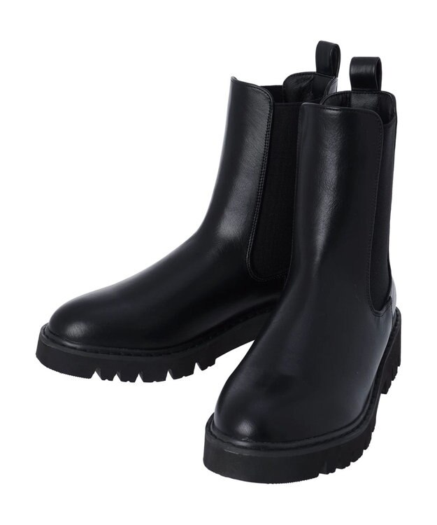 AMERICAN HOLIC 【整履き】サイドゴアチェルシーブーツ Black