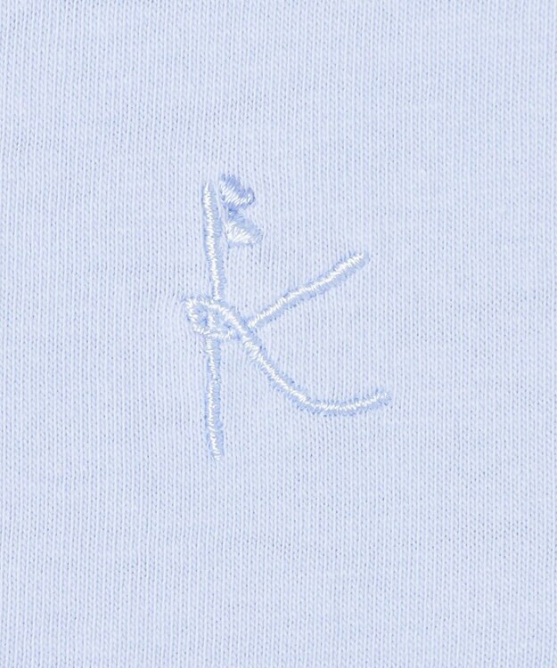 組曲 KIDS 【150-160㎝】ティアードフラワー チュニック サックスブルー