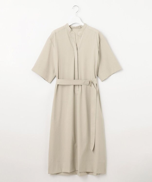 自由区 L 【カタログ掲載・接触冷感・UVケア・洗える】ファンクショナルクロス ワンピース サンド