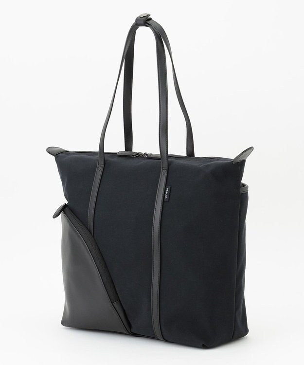 Y'SACCS コットンライクナイロントート Mサイズ ブラック