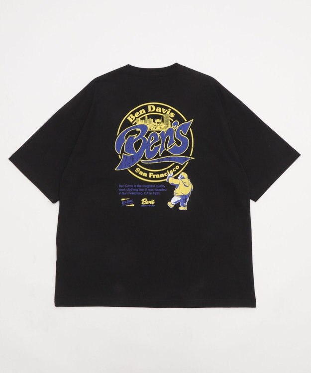 WEGO 【ユニセックス着用ITEM】別注BENDAVISサークルロゴグラフィックT（SS） ブラック