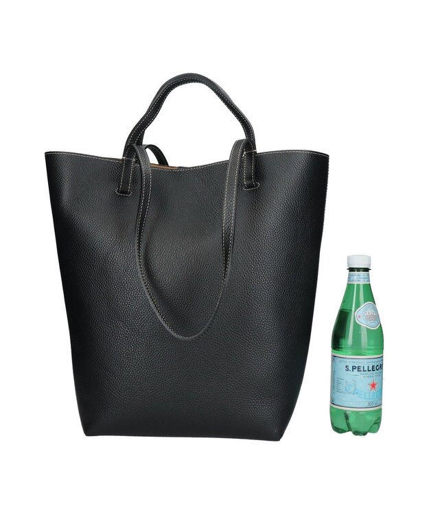 INTER-CHAUSSURES 【ANDREA CARDONE】シュリンクレザートート ブラック