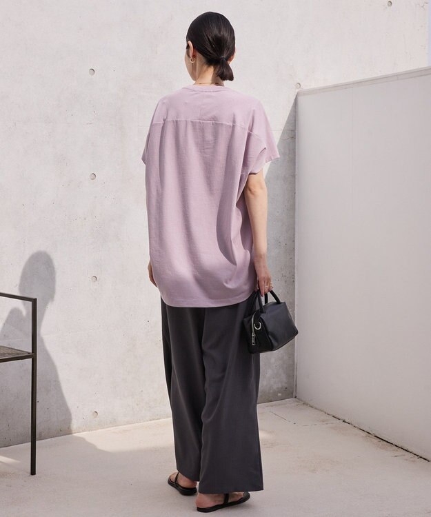 AMERICAN HOLIC フレンチスリーブ後切替プルオーバー Lavender