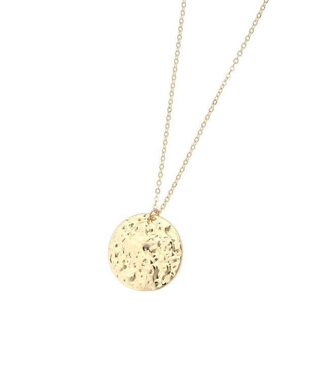 AMERICAN HOLIC ナツメパール２連＆メタルコイン３ＷＡＹネックレス Gold