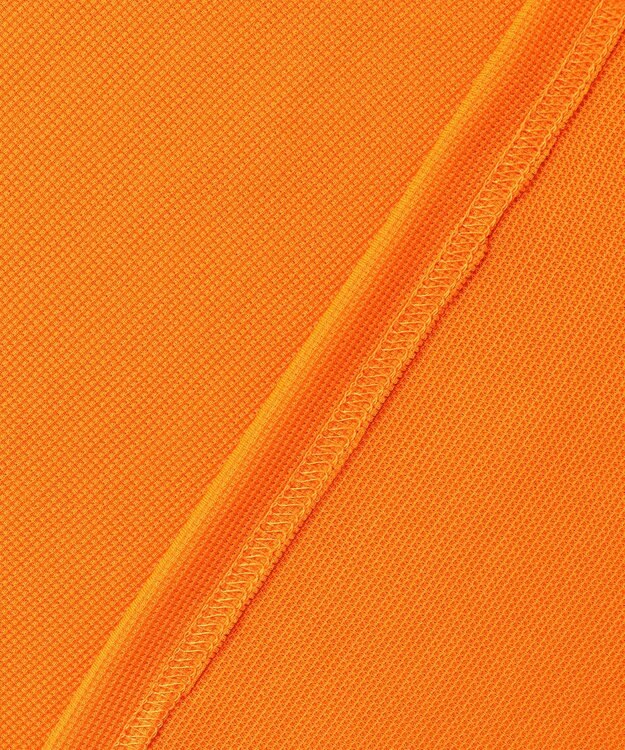 PW CIRCULUS 【MEN】ミニワッフル鹿の子ポロ ゴルフ オレンジ系