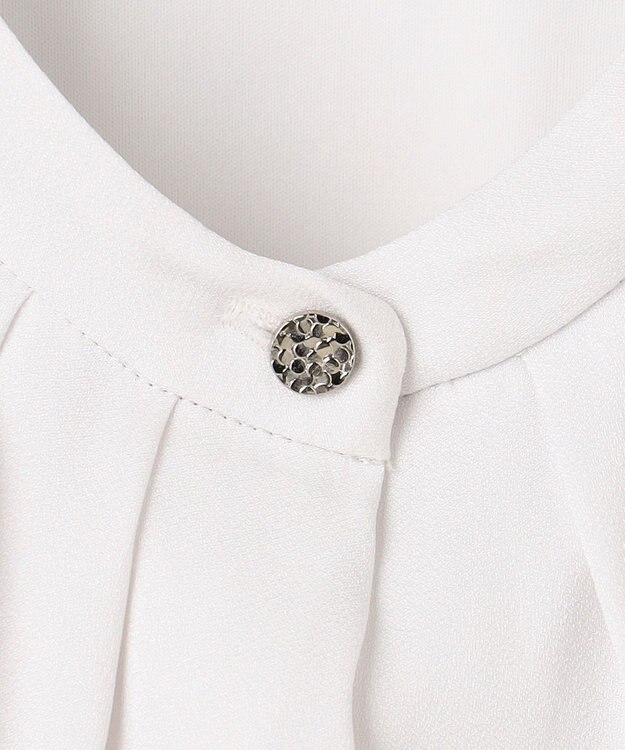 J.PRESS LADIES S バックサテンジョーゼット カットソー ライトグレー系