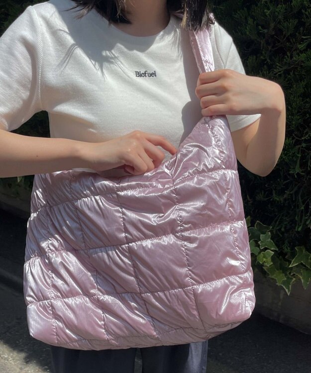 WEGO BIGパテッドワンショルダー ライトピンク