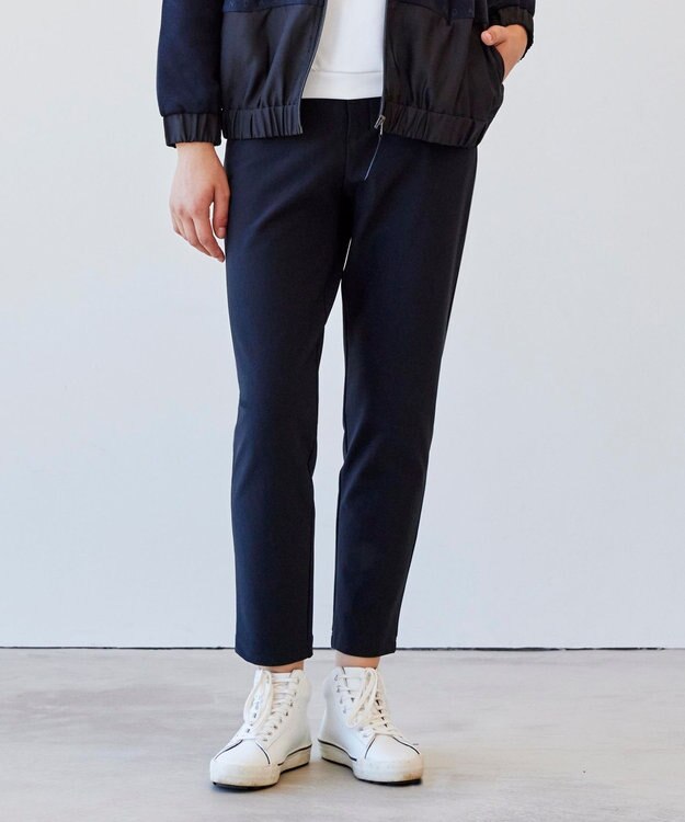 23区GOLF 【23Fondation/WOMEN】BASIC テーパードパンツ ブラック系