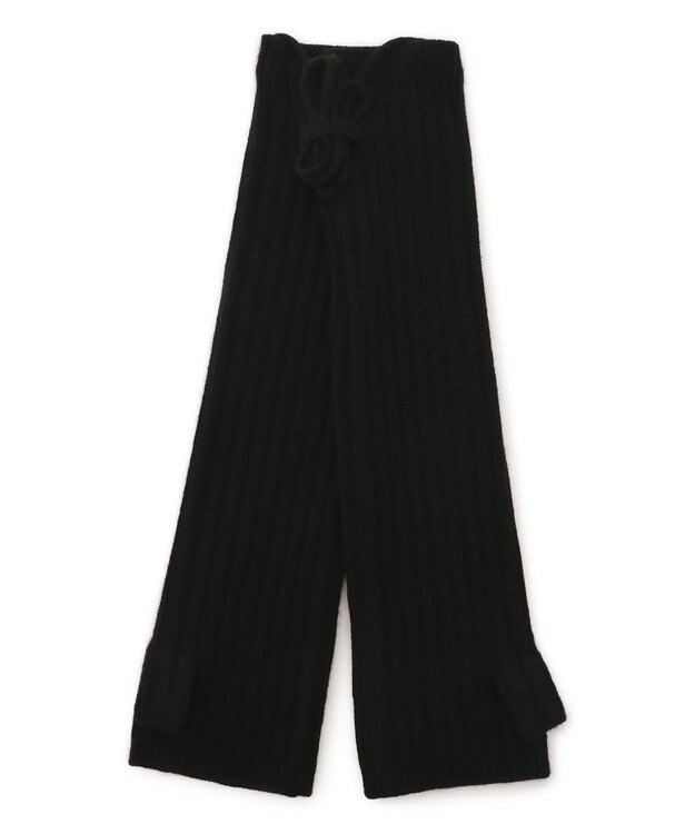 23区 【洗える】ピュアカシミヤ アームウォーマー ブラック系