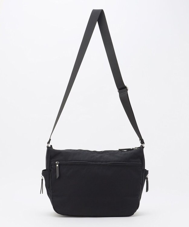 LA BAGAGERIE 【MONICA】サイドジップショルダーバッグ ブラック