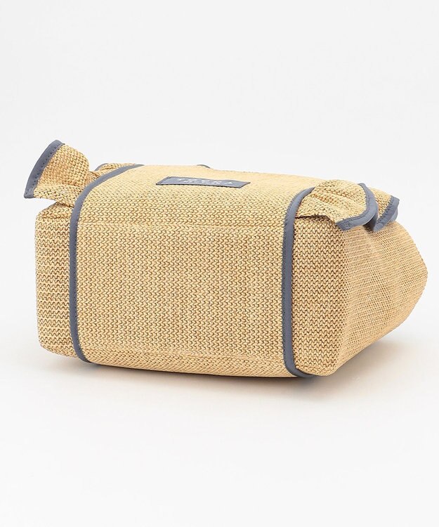 TOCCA TRIM WAVES BASKET かごバッグ スカイブルー系