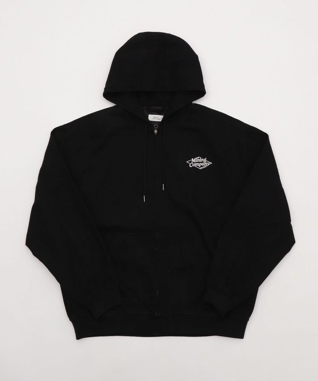 WEGO 【ユニセックス着用ITEM/MLサイズ展開】ワーカーズフードブルゾン ブラック