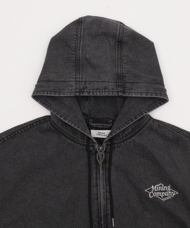 WEGO 【ユニセックス着用ITEM/MLサイズ展開】ワーカーズフードブルゾン ブラック