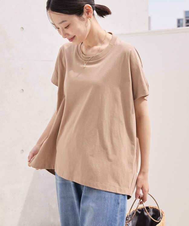 AMERICAN HOLIC フレンチスリーブ後切替プルオーバー Beige