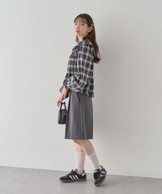 earth music&ecology バミューダパンツ Gray