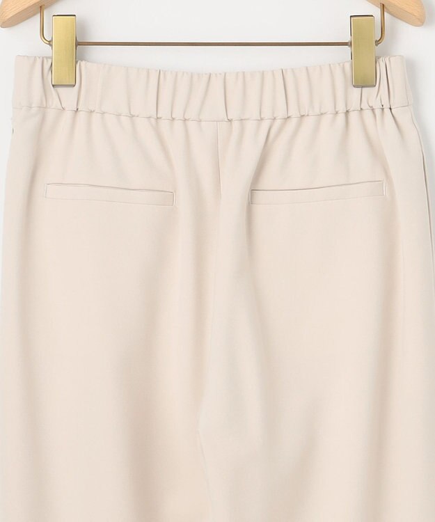 組曲 S 【KUMIKYOKU NAVY】コンフォータブルドレープ ラップパンツ アイボリー系