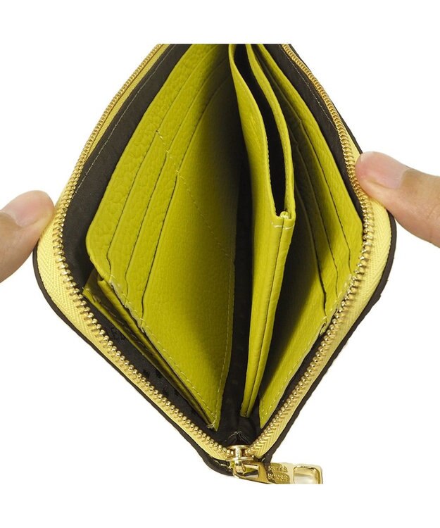 PELLE BORSA L字ファスナー長財布 Reinette Goods レネットグッズ 47184785 イエロー