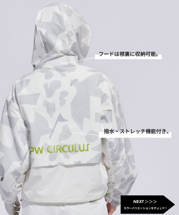 PW CIRCULUS 【WOMEN】DOVE スプリングジャケット ゴルフウェア レディース グレー系5